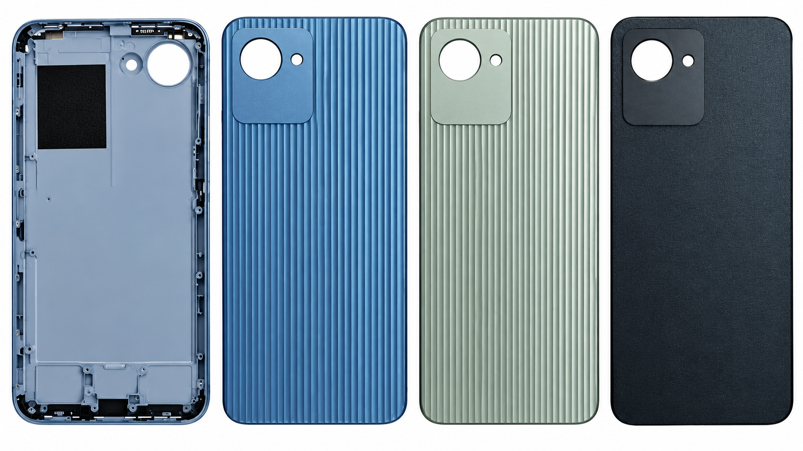 Compatible Replacement for Realme C30 Back Panel – Blue, Green & Black